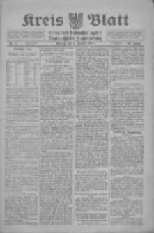 Kreis Blatt f&uuml;r den Kreis Neutomischeler zugleich Hopfenzeitung 1915.01.04 Jg.40 Nr2