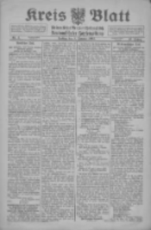 Kreis Blatt f&uuml;r den Kreis Neutomischeler zugleich Hopfenzeitung 1915.01.08 Jg.40 Nr4
