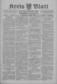 Kreis Blatt f&uuml;r den Kreis Neutomischeler zugleich Hopfenzeitung 1915.02.01 Jg.40 Nr14