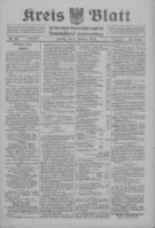 Kreis Blatt f&uuml;r den Kreis Neutomischeler zugleich Hopfenzeitung 1915.02.05 Jg.40 Nr16