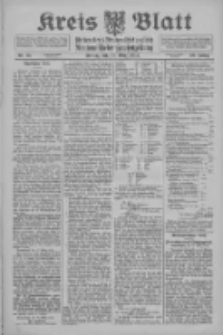 Kreis Blatt f&uuml;r den Kreis Neutomischeler zugleich Hopfenzeitung 1915.03.19 Jg.40 Nr34