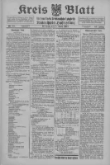 Kreis Blatt für den Kreis Neutomischeler zugleich Hopfenzeitung 1915.04.07 Jg.40 Nr41