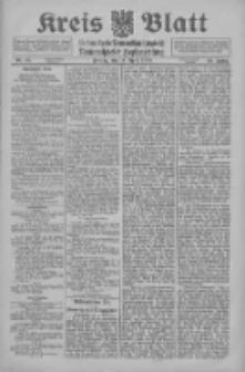 Kreis Blatt f&uuml;r den Kreis Neutomischeler zugleich Hopfenzeitung 1915.04.16 Jg.40 Nr45