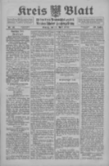 Kreis Blatt f&uuml;r den Kreis Neutomischeler zugleich Hopfenzeitung 1915.04.19 Jg.40 Nr46