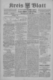 Kreis Blatt f&uuml;r den Kreis Neutomischeler zugleich Hopfenzeitung 1915.04.21 Jg.40 Nr47