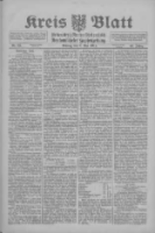 Kreis Blatt f&uuml;r den Kreis Neutomischeler zugleich Hopfenzeitung 1915.05.03 Jg.40 Nr52