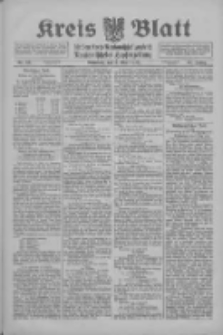 Kreis Blatt f&uuml;r den Kreis Neutomischeler zugleich Hopfenzeitung 1915.05.05 Jg.40 Nr53