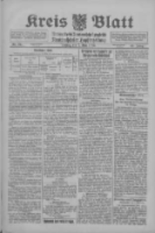 Kreis Blatt f&uuml;r den Kreis Neutomischeler zugleich Hopfenzeitung 1915.05.07 Jg.40 Nr54