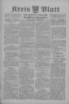 Kreis Blatt f&uuml;r den Kreis Neutomischeler zugleich Hopfenzeitung 1915.05.10 Jg.40 Nr55
