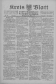 Kreis Blatt f&uuml;r den Kreis Neutomischeler zugleich Hopfenzeitung 1915.05.17 Jg.40 Nr58