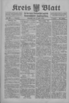 Kreis Blatt f&uuml;r den Kreis Neutomischeler zugleich Hopfenzeitung 1915.06.09 Jg.40 Nr67