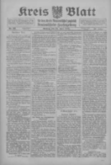 Kreis Blatt f&uuml;r den Kreis Neutomischeler zugleich Hopfenzeitung 1915.06.14 Jg.40 Nr69