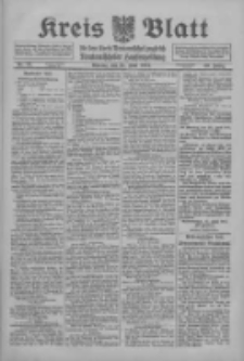 Kreis Blatt f&uuml;r den Kreis Neutomischeler zugleich Hopfenzeitung 1915.06.21 Jg.40 Nr72