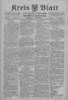 Kreis Blatt f&uuml;r den Kreis Neutomischeler zugleich Hopfenzeitung 1915.07.05 Jg.40 Nr78