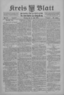Kreis Blatt f&uuml;r den Kreis Neutomischeler zugleich Hopfenzeitung 1915.07.19 Jg.40 Nr84