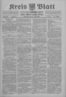 Kreis Blatt f&uuml;r den Kreis Neutomischeler zugleich Hopfenzeitung 1915.07.28 Jg.40 Nr88
