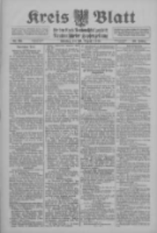 Kreis Blatt f&uuml;r den Kreis Neutomischeler zugleich Hopfenzeitung 1915.08.16 Jg.40 Nr96