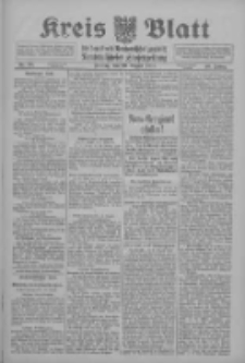 Kreis Blatt f&uuml;r den Kreis Neutomischeler zugleich Hopfenzeitung 1915.08.20 Jg.40 Nr98
