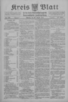 Kreis Blatt f&uuml;r den Kreis Neutomischeler zugleich Hopfenzeitung 1915.08.30 Jg.40 Nr102