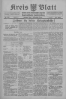 Kreis Blatt f&uuml;r den Kreis Neutomischeler zugleich Hopfenzeitung 1915.09.01 Jg.40 Nr103