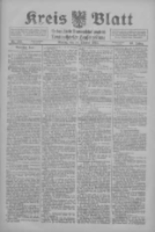 Kreis Blatt f&uuml;r den Kreis Neutomischeler zugleich Hopfenzeitung 1915.10.18 Jg.40 Nr123