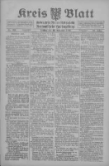 Kreis Blatt f&uuml;r den Kreis Neutomischeler zugleich Hopfenzeitung 1915.11.19 Jg.40 Nr136