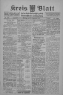 Kreis Blatt f&uuml;r den Kreis Neutomischeler zugleich Hopfenzeitung 1915.12.27 Jg.40 Nr152