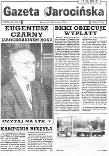 Gazeta Jarocińska 1992.10.23 Nr44(108)