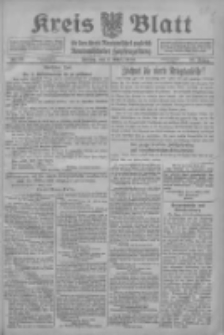 Kreis Blatt f&uuml;r den Kreis Neutomischeler zugleich Hopfenzeitung 1916.03.03 Jg.41 Nr27