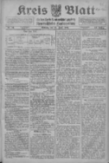 Kreis Blatt f&uuml;r den Kreis Neutomischeler zugleich Hopfenzeitung 1916.06.26 Jg.41 Nr74