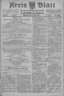 Kreis Blatt f&uuml;r den Kreis Neutomischeler zugleich Hopfenzeitung 1916.06.28 Jg.41 Nr75