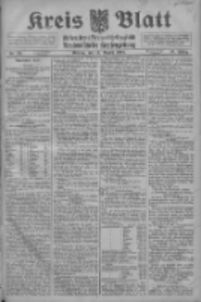 Kreis Blatt f&uuml;r den Kreis Neutomischeler zugleich Hopfenzeitung 1916.08.14 Jg.41 Nr95