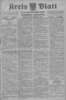 Kreis Blatt f&uuml;r den Kreis Neutomischeler zugleich Hopfenzeitung 1916.09.29 Jg.41 Nr115