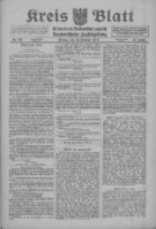 Kreis Blatt f&uuml;r den Kreis Neutomischeler zugleich Hopfenzeitung 1918.02.15 Jg.43 Nr20