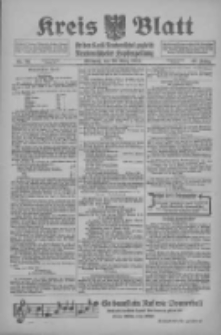 Kreis Blatt f&uuml;r den Kreis Neutomischeler zugleich Hopfenzeitung 1918.03.20 Jg.43 Nr34