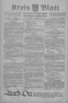 Kreis Blatt f&uuml;r den Kreis Neutomischeler zugleich Hopfenzeitung 1918.04.03 Jg.43 Nr39