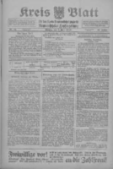Kreis Blatt f&uuml;r den Kreis Neutomischeler zugleich Hopfenzeitung 1918.04.08 Jg.43 Nr41