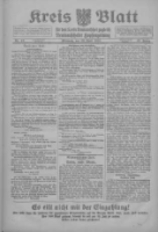 Kreis Blatt f&uuml;r den Kreis Neutomischeler zugleich Hopfenzeitung 1918.04.10 Jg.43 Nr42