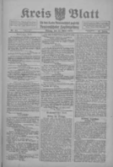 Kreis Blatt f&uuml;r den Kreis Neutomischeler zugleich Hopfenzeitung 1918.04.15 Jg.43 Nr44