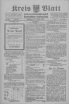 Kreis Blatt f&uuml;r den Kreis Neutomischeler zugleich Hopfenzeitung 1918.04.22 Jg.43 Nr47