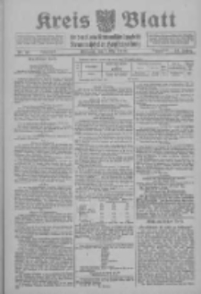 Kreis Blatt f&uuml;r den Kreis Neutomischeler zugleich Hopfenzeitung 1918.05.01 Jg.43 Nr51