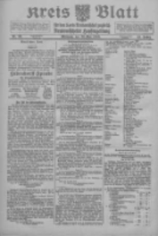 Kreis Blatt f&uuml;r den Kreis Neutomischeler zugleich Hopfenzeitung 1918.05.22 Jg.43 Nr59