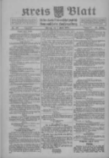 Kreis Blatt f&uuml;r den Kreis Neutomischeler zugleich Hopfenzeitung 1918.06.07 Jg.43 Nr66