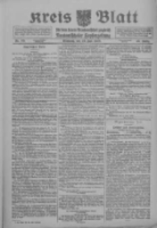 Kreis Blatt f&uuml;r den Kreis Neutomischeler zugleich Hopfenzeitung 1918.07.10 Jg.43 Nr80