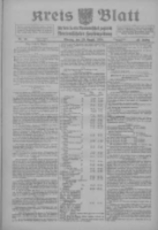 Kreis Blatt f&uuml;r den Kreis Neutomischeler zugleich Hopfenzeitung 1918.08.19 Jg.43 Nr97