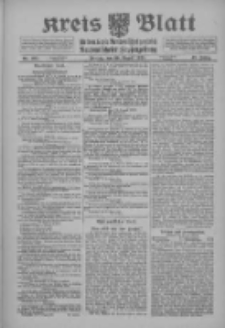 Kreis Blatt f&uuml;r den Kreis Neutomischeler zugleich Hopfenzeitung 1918.08.30 Jg.43 Nr102