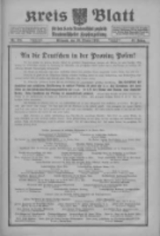Kreis Blatt f&uuml;r den Kreis Neutomischeler zugleich Hopfenzeitung 1918.10.30 Jg.43 Nr128