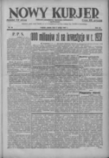 Nowy Kurjer: dziennik poświęcony sprawom politycznym i społecznym 1937.02.06 R.48 Nr29