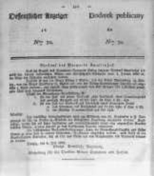 Oeffentlicher Anzeiger zum Amtsblatt No.30 der Königl. Preuss. Regierung zu Bromberg. 1839