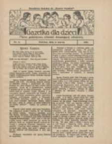 Gazetka dla Dzieci: pismo poświęcone również dorastającej młodzieży: bezpłatny dodatek do "Gazety Polskiej" 1928.03.15 Nr11